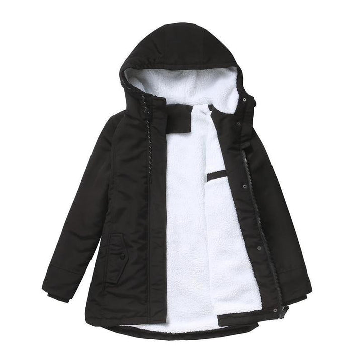 AMINA - Insulated winter coat with hood and quilted lining for ultimate warmth comfort