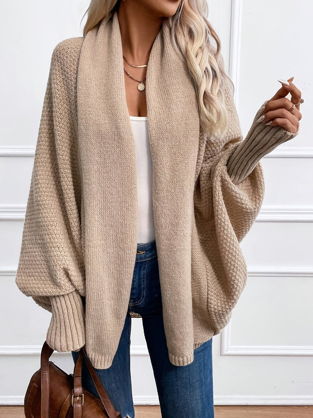 Zinnia - Batwing Knitted Cardigan
