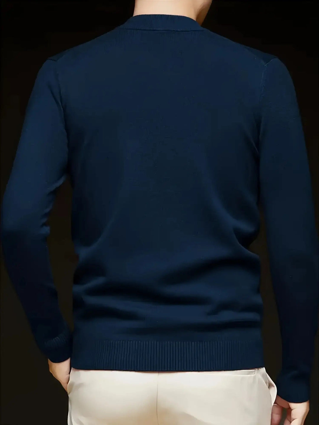 Jonah | Knitted Sweater with Stand-Up Collar