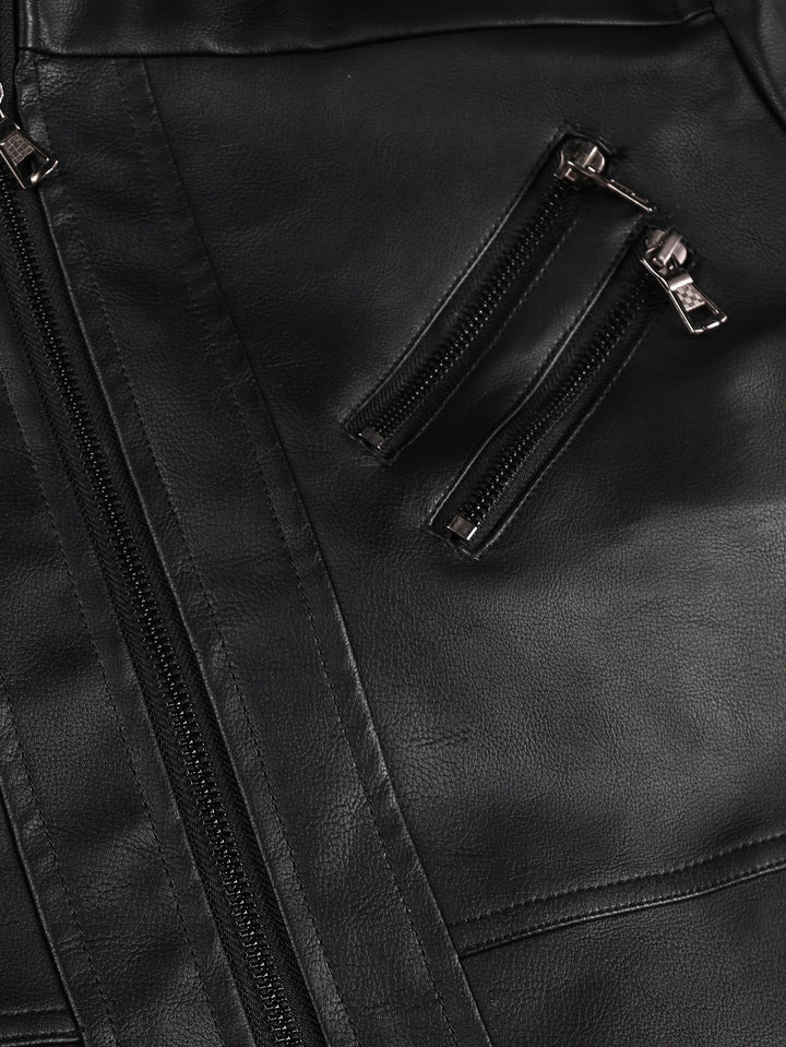 Roderick | Robust Biker Jacket with Hood