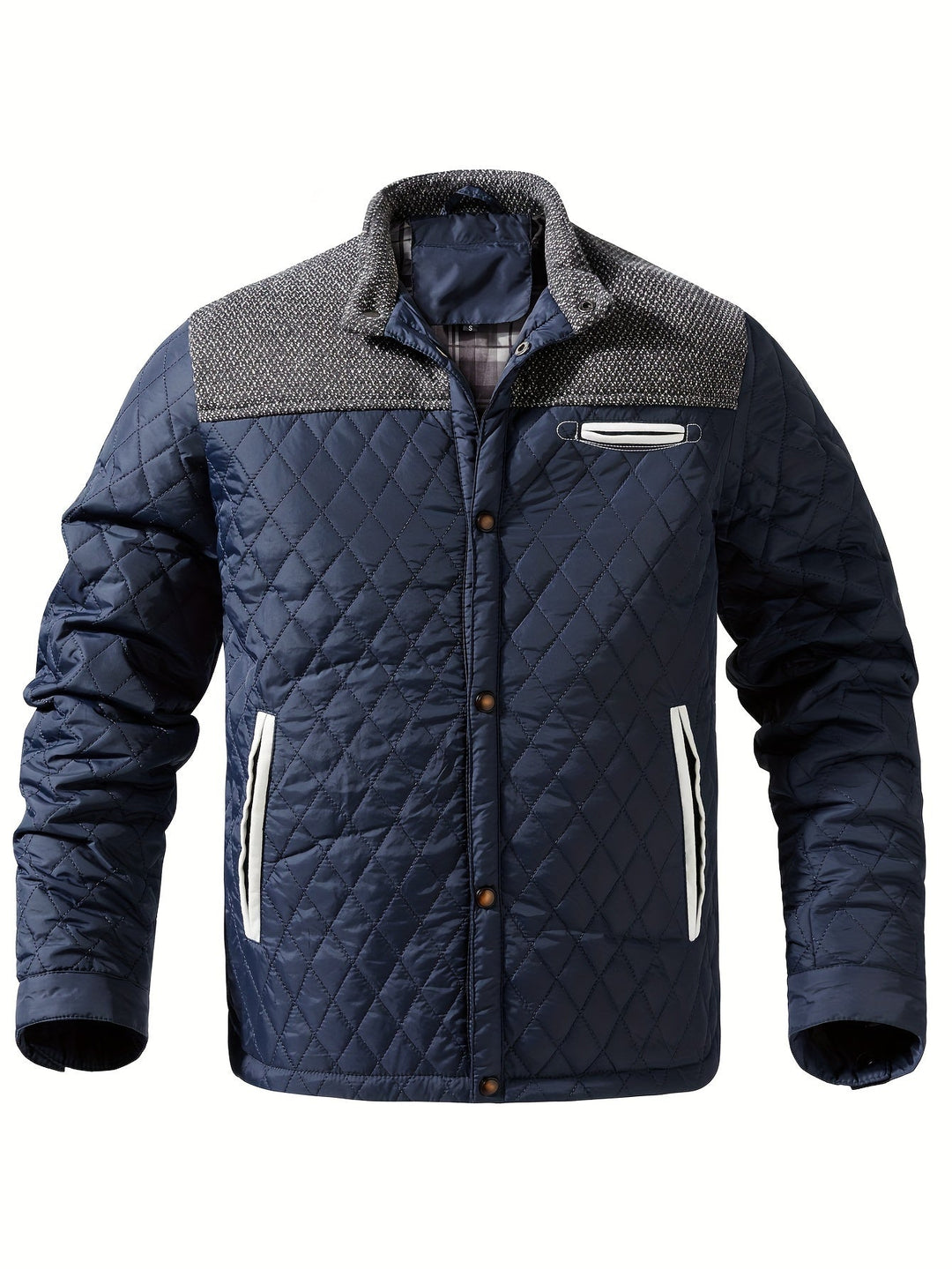 Gideon | Quilted Stand Collar Jacket