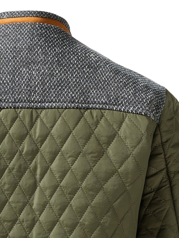 Gideon | Quilted Stand Collar Jacket
