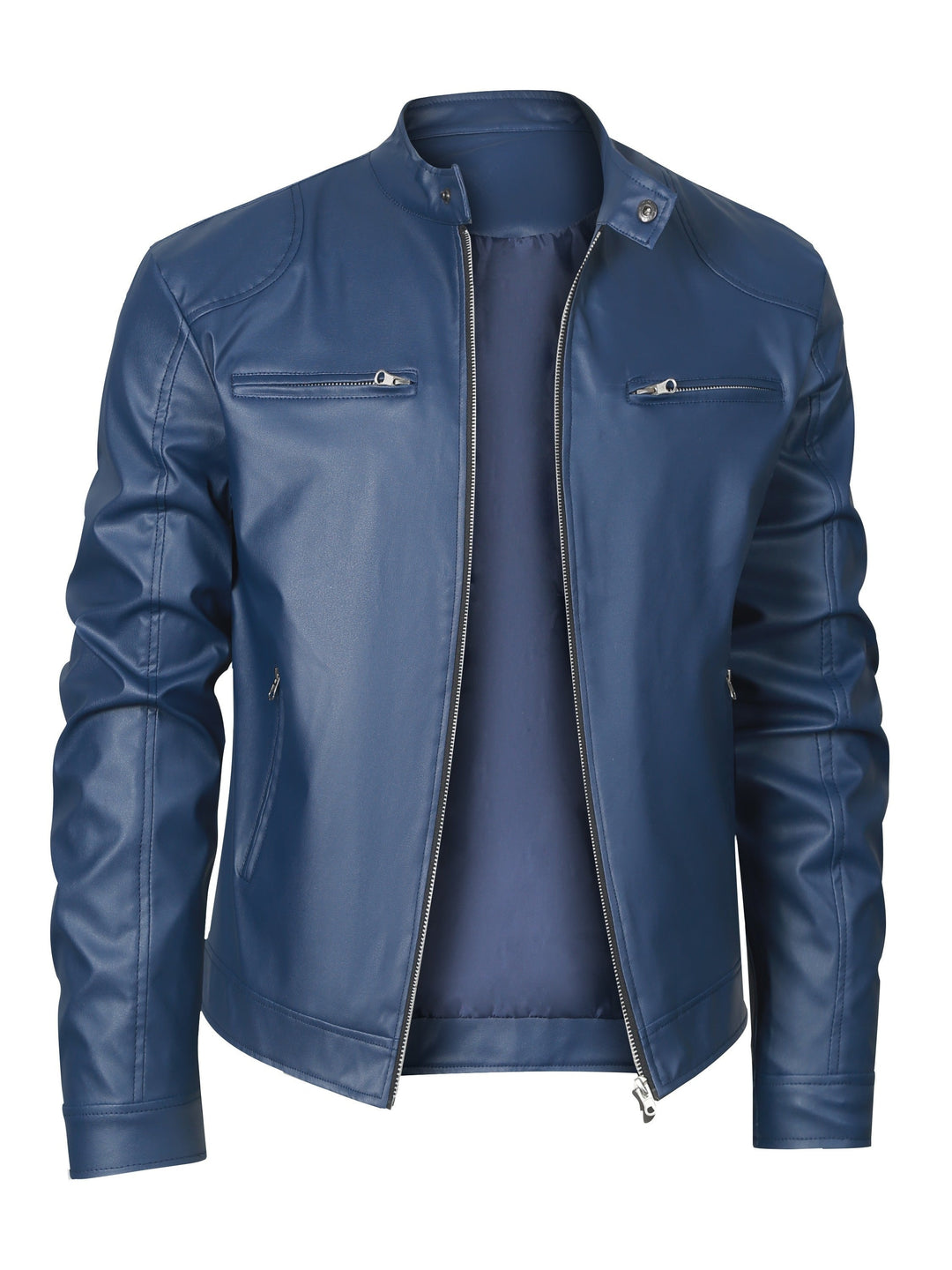 Roman | Stand Collar Moto Jacket