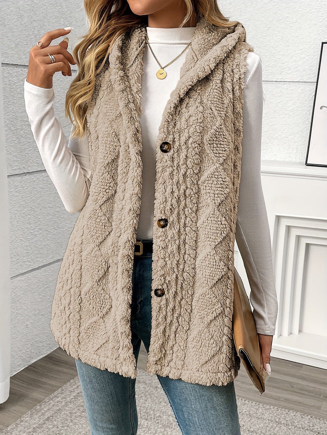 Lorna | Cozy Lined Sleeveless Vest