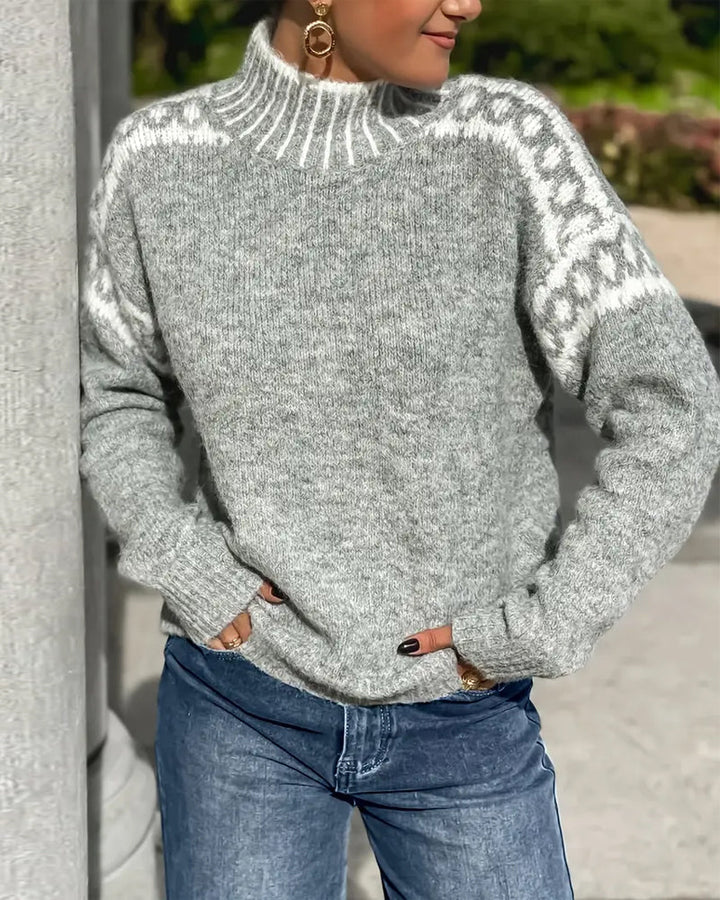 Aurelia | Cozy Printed Sweater