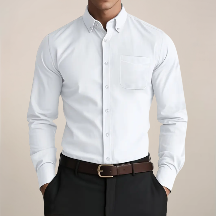 Damon | Men's Button-Up Shirt with Long Sleeves
