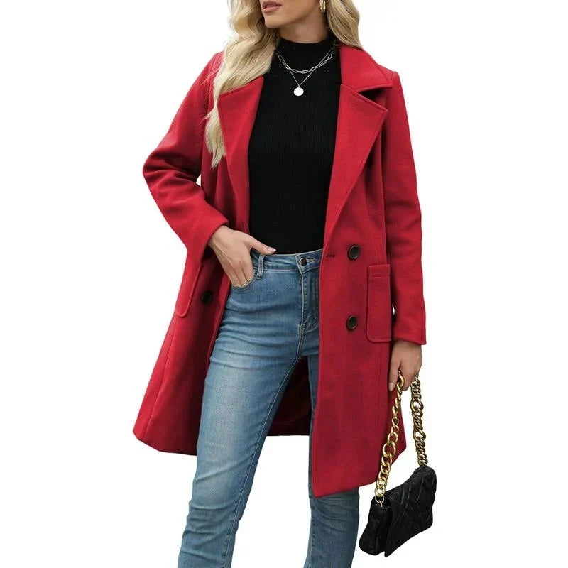 Vasilisa | Double-Sided Fitted Daily Coat