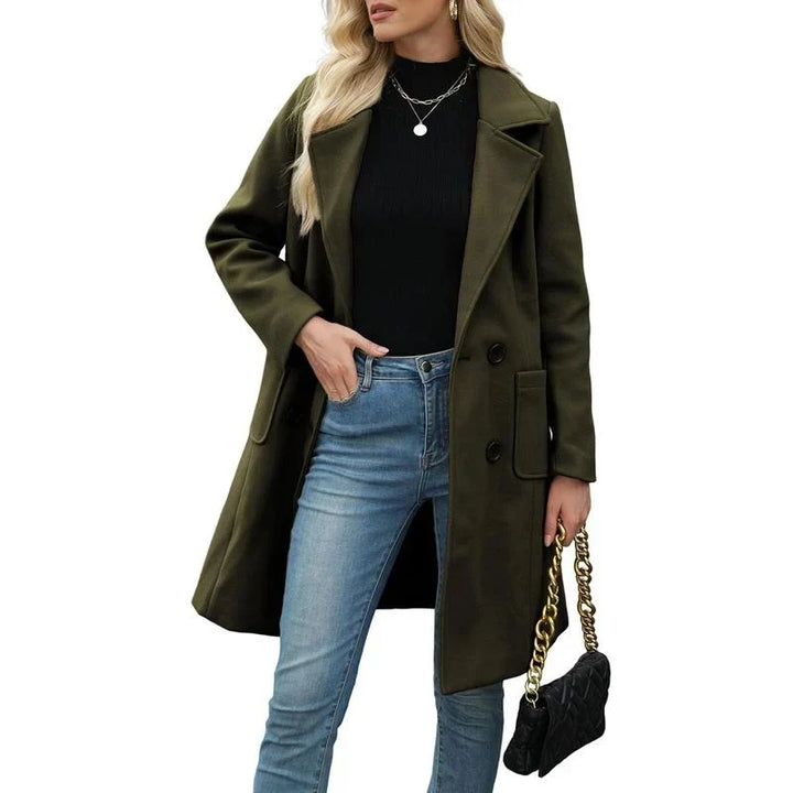 Vasilisa | Double-Sided Fitted Daily Coat