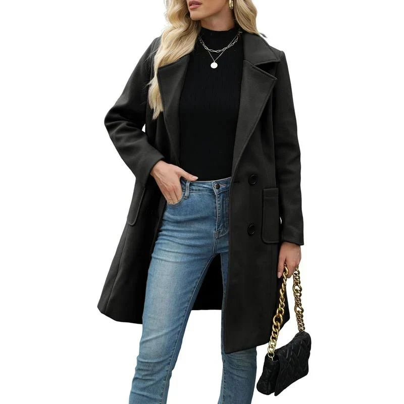 Vasilisa | Double-Sided Fitted Daily Coat