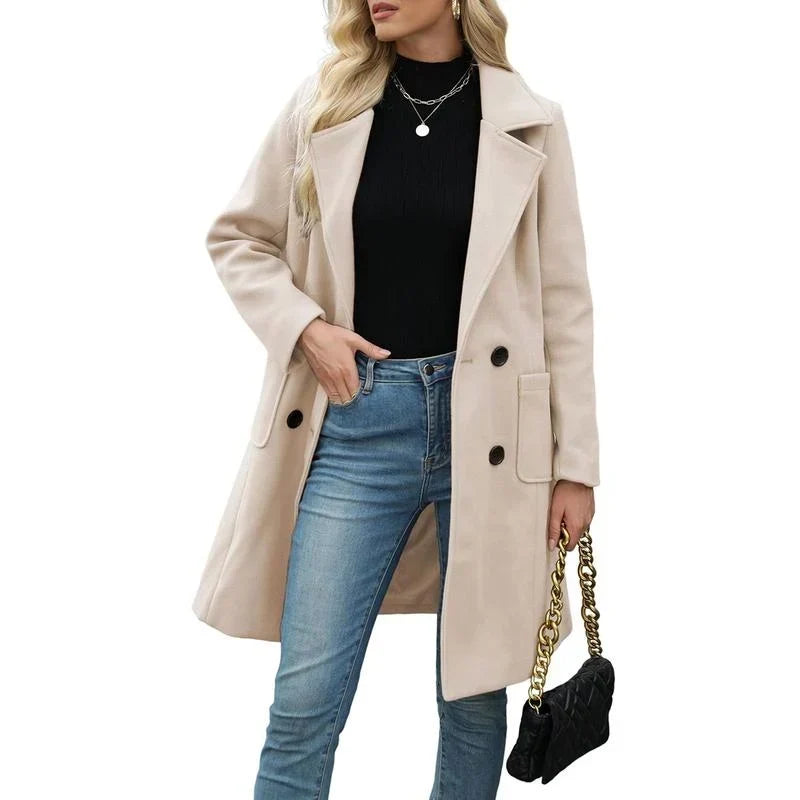 Vasilisa | Double-Sided Fitted Daily Coat