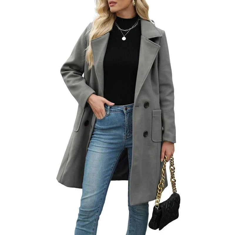 Vasilisa | Double-Sided Fitted Daily Coat