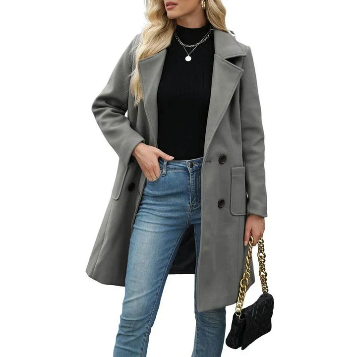 Vasilisa | Double-Sided Fitted Daily Coat