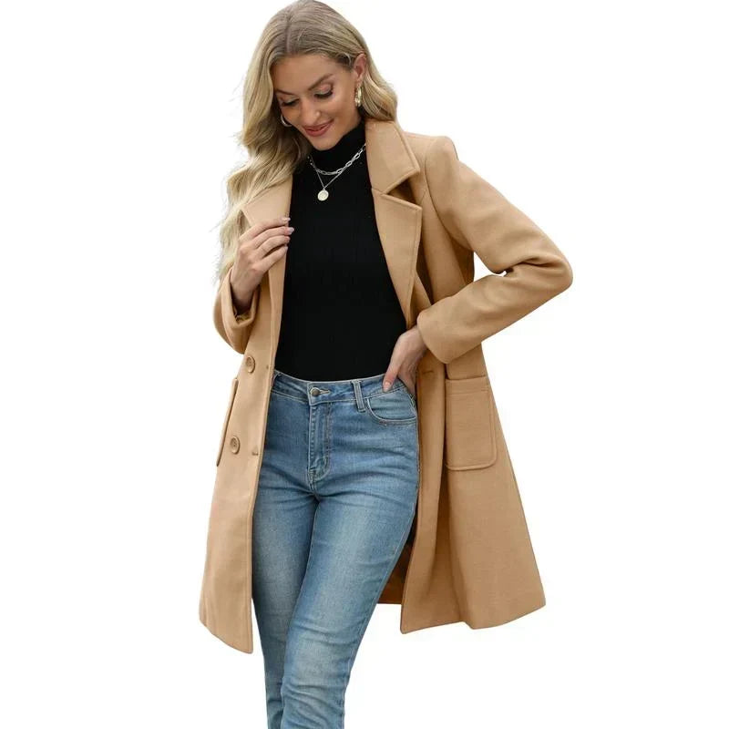 Vasilisa | Double-Sided Fitted Daily Coat