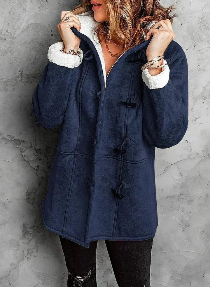 Emily - Elegant Faux Fur Lined Coat