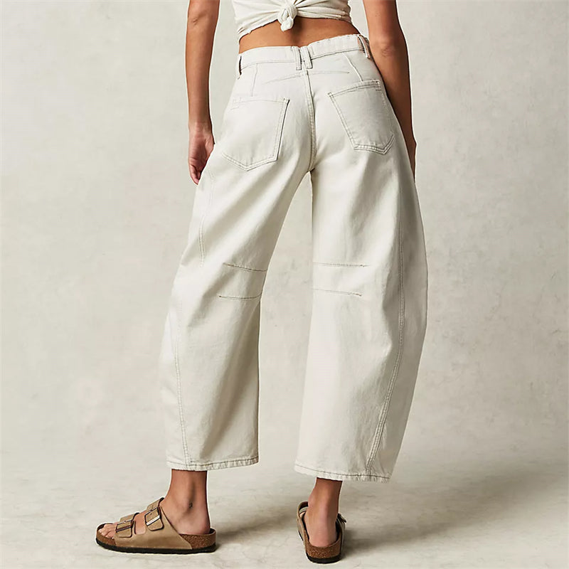 Tatum | Barrel Leg Jeans with High Waist and Relaxed Fit