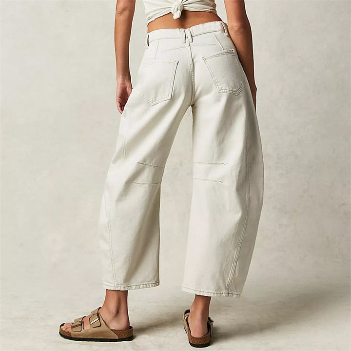 Tatum | Barrel Leg Jeans with High Waist and Relaxed Fit