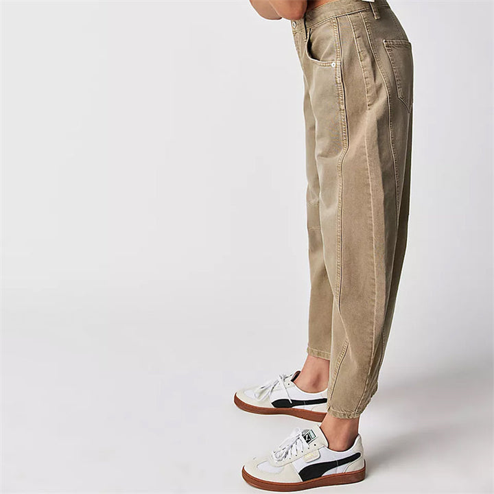 Tatum | Barrel Leg Jeans with High Waist and Relaxed Fit