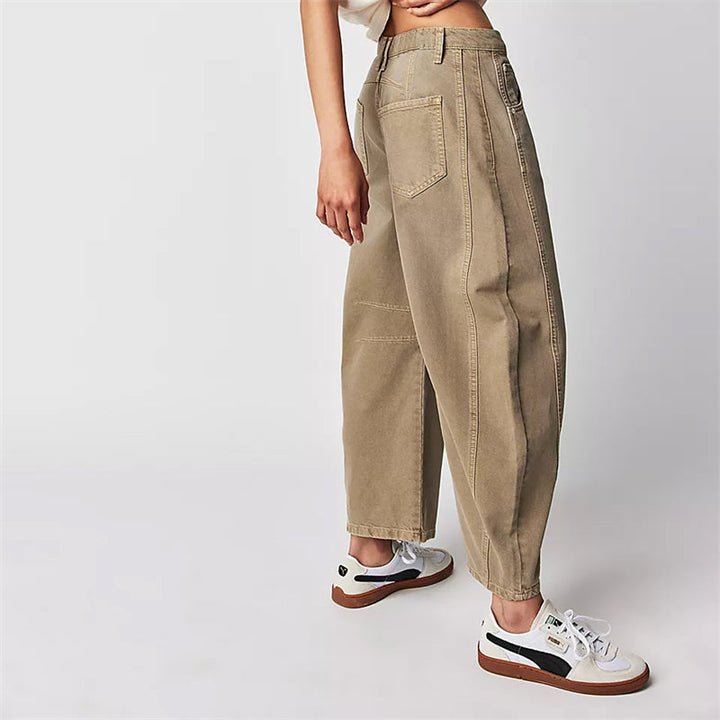 Tatum | Barrel Leg Jeans with High Waist and Relaxed Fit