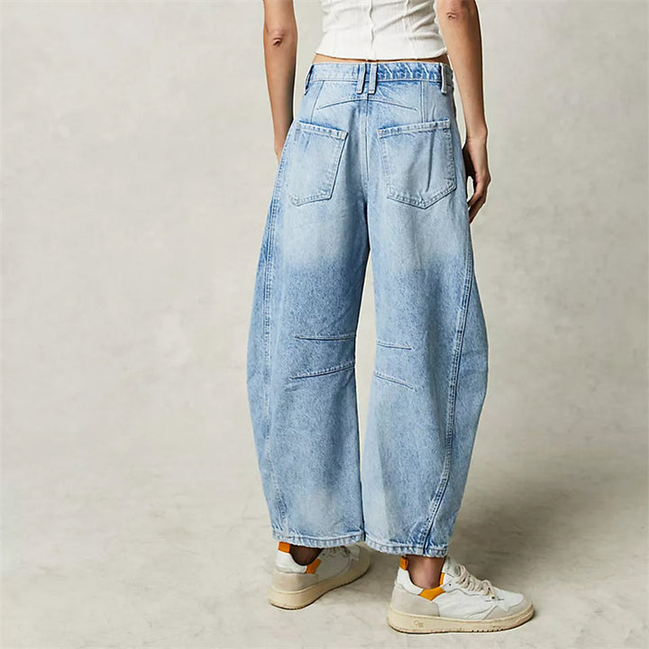 Tatum | Barrel Leg Jeans with High Waist and Relaxed Fit