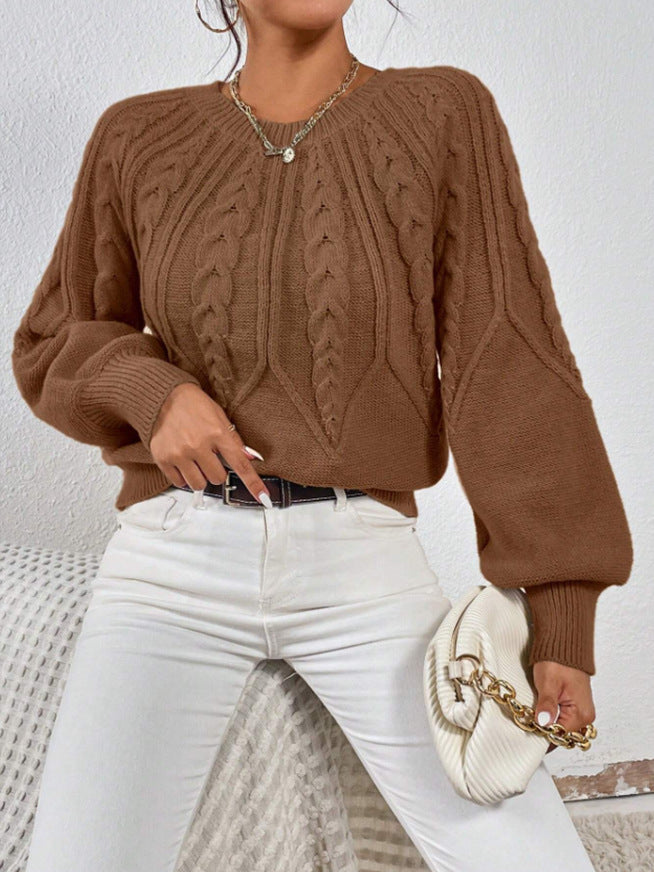 Katarina | Ribbed Short Poised Sweater