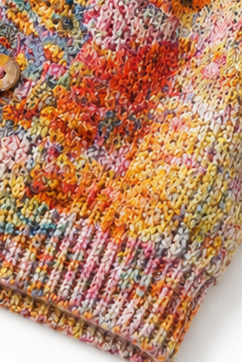 Helena – Floral Open-Front Knitted Cardigan