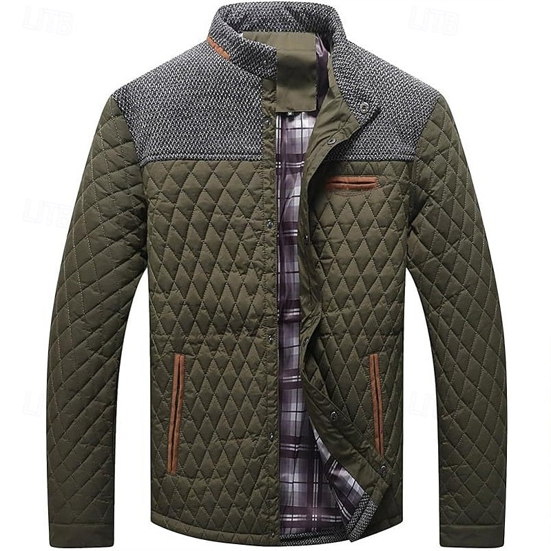 Hayes | Quilted Jacket with Stand-up Collar