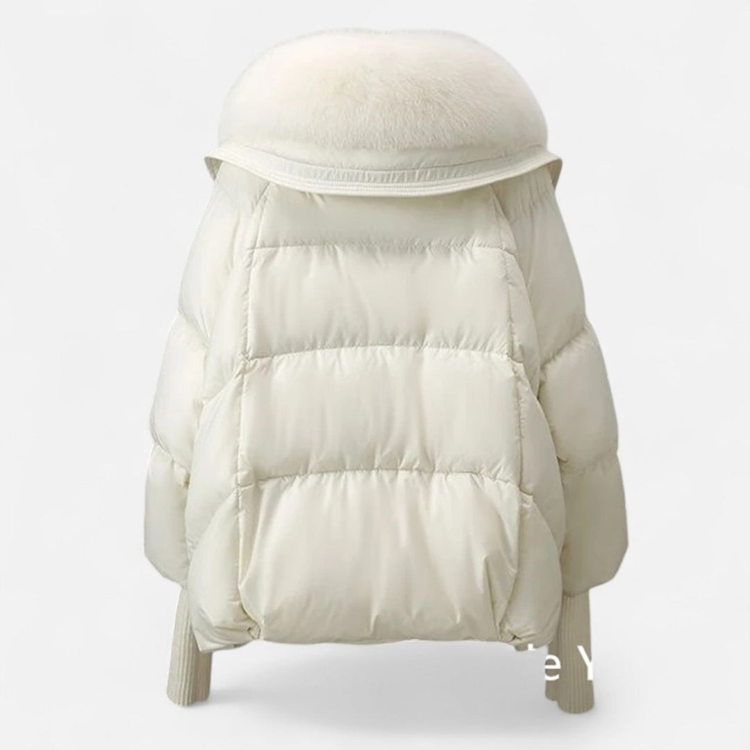 Dragica | Relaxed Wrap Composed Puffer Jacket