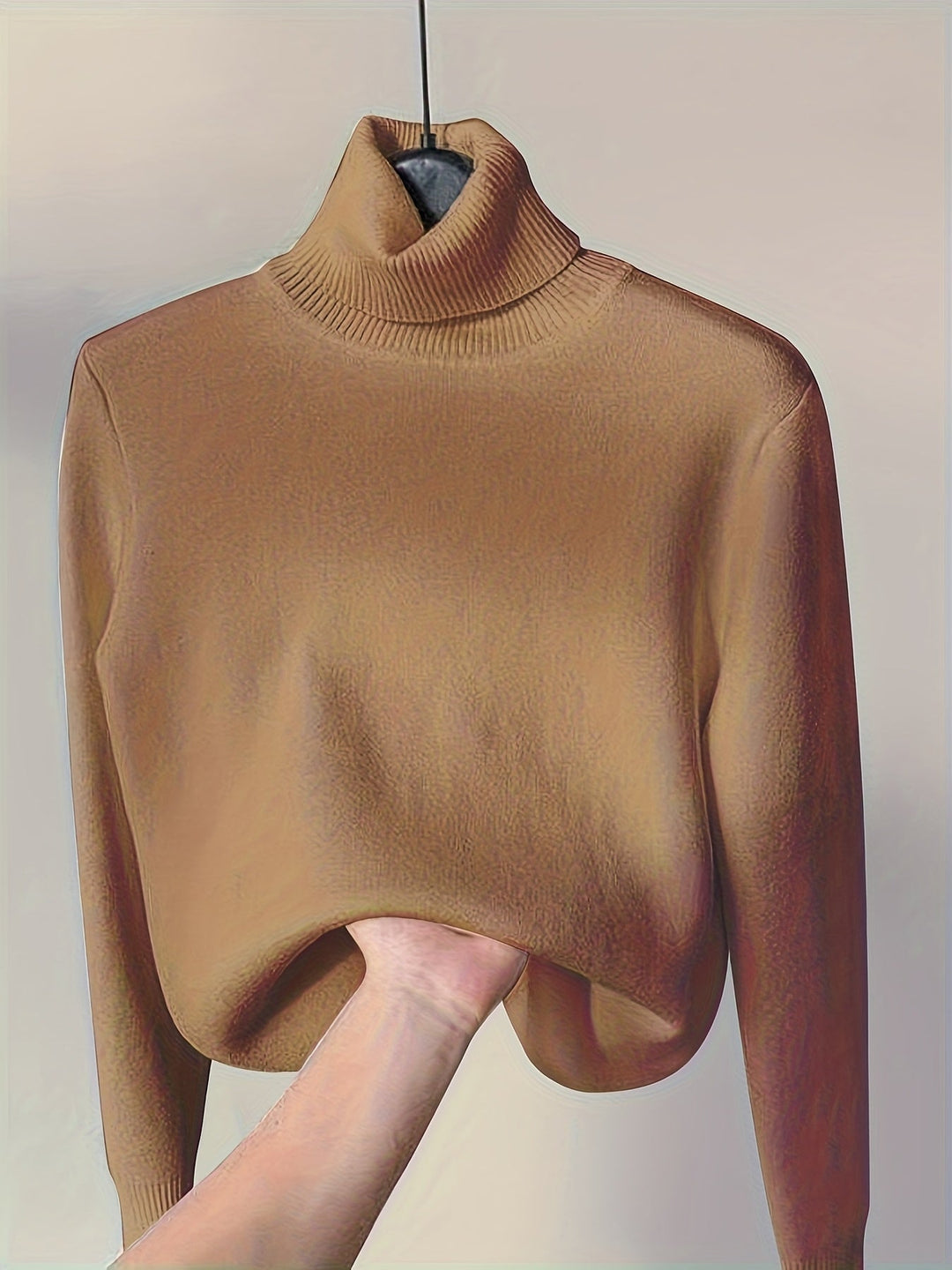 Selena | Cozy Lined High Neck Sweater