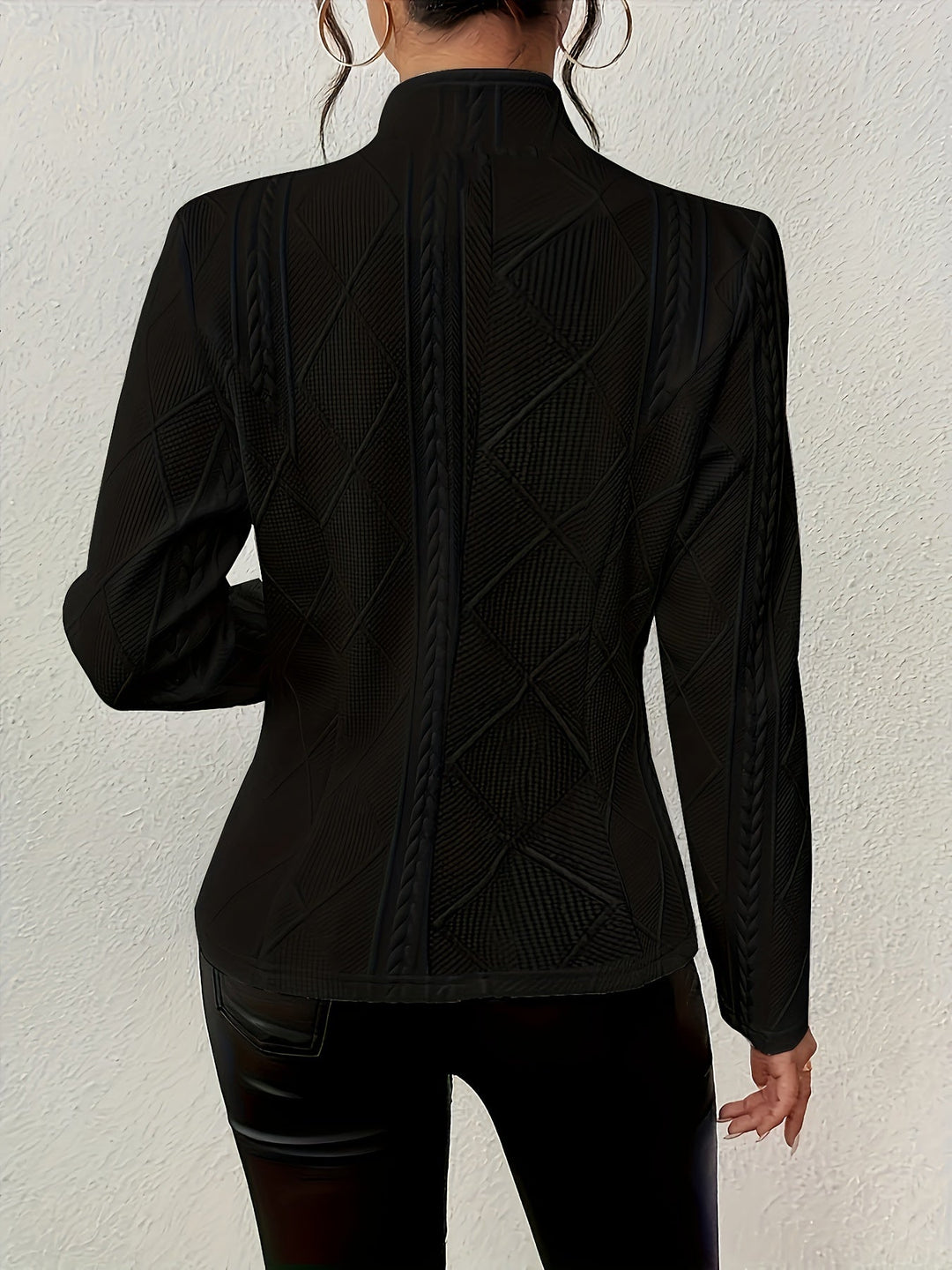 Amelie - Elegant Long Sleeve Coat