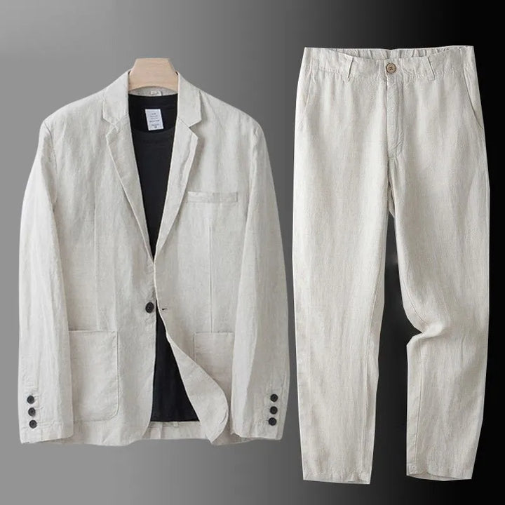 Rowan | Men's Two-Piece Suit with Lapels and Pockets