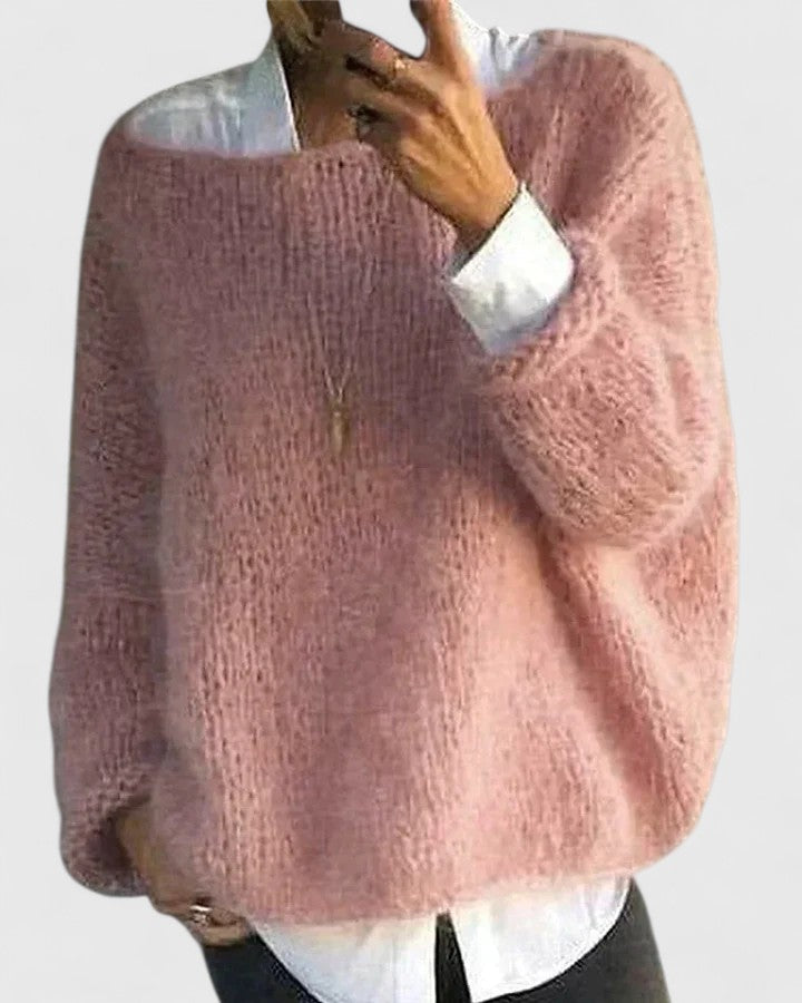AUTUMN – FLOWY KNIT PULLOVER SWEATER