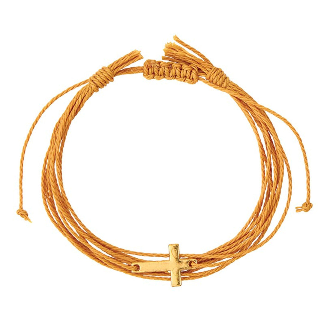 Sarah | Women's Bracelet with Cross and Knots