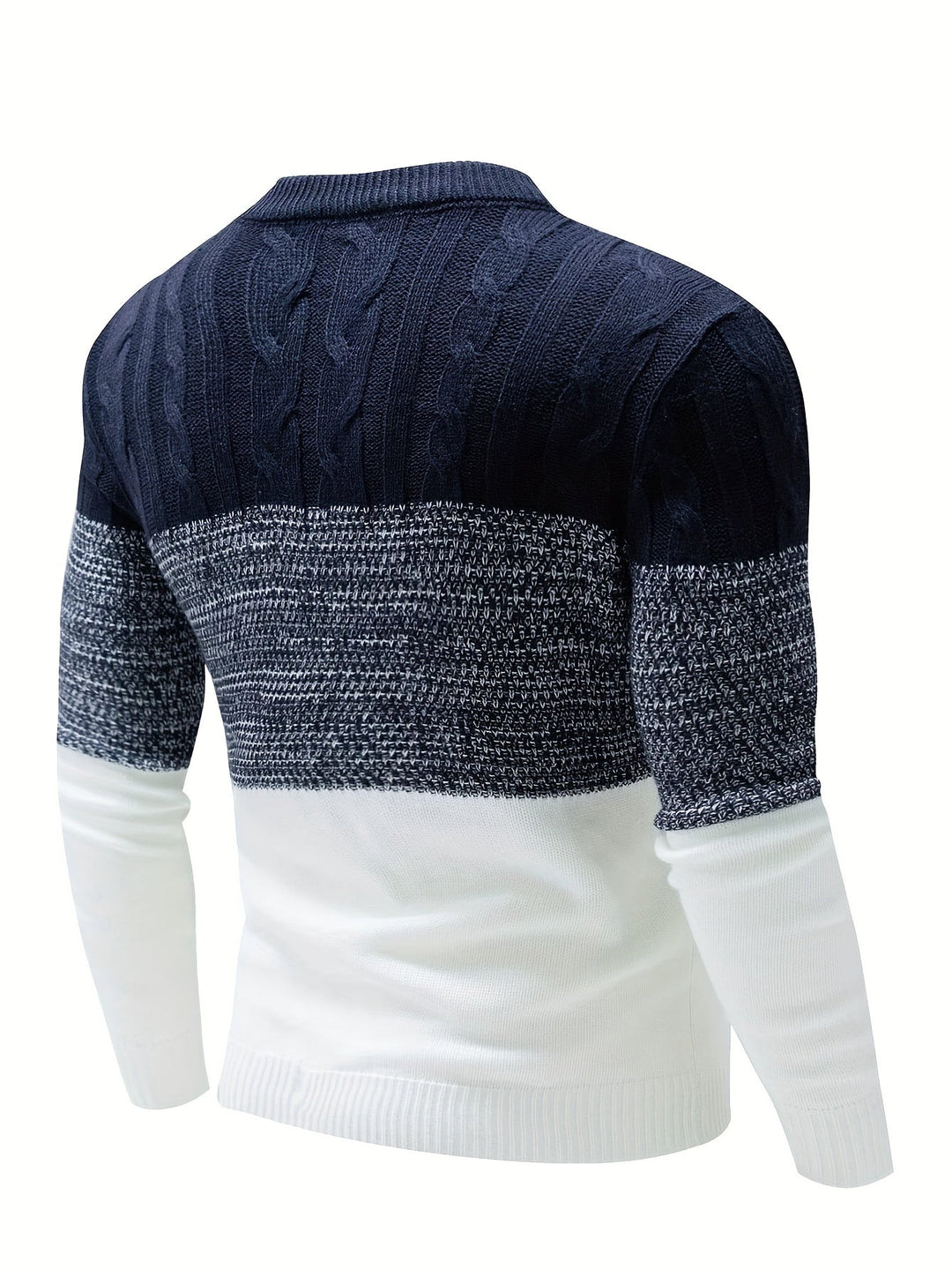 Graham | Color Block Crew Neck Sweater