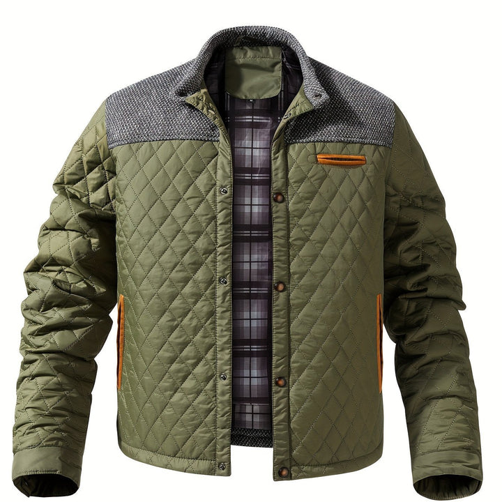 Gideon | Quilted Stand Collar Jacket