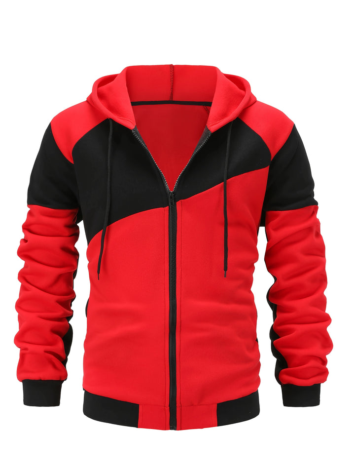 Bryce | Color Block Zip Hoodie Jacket