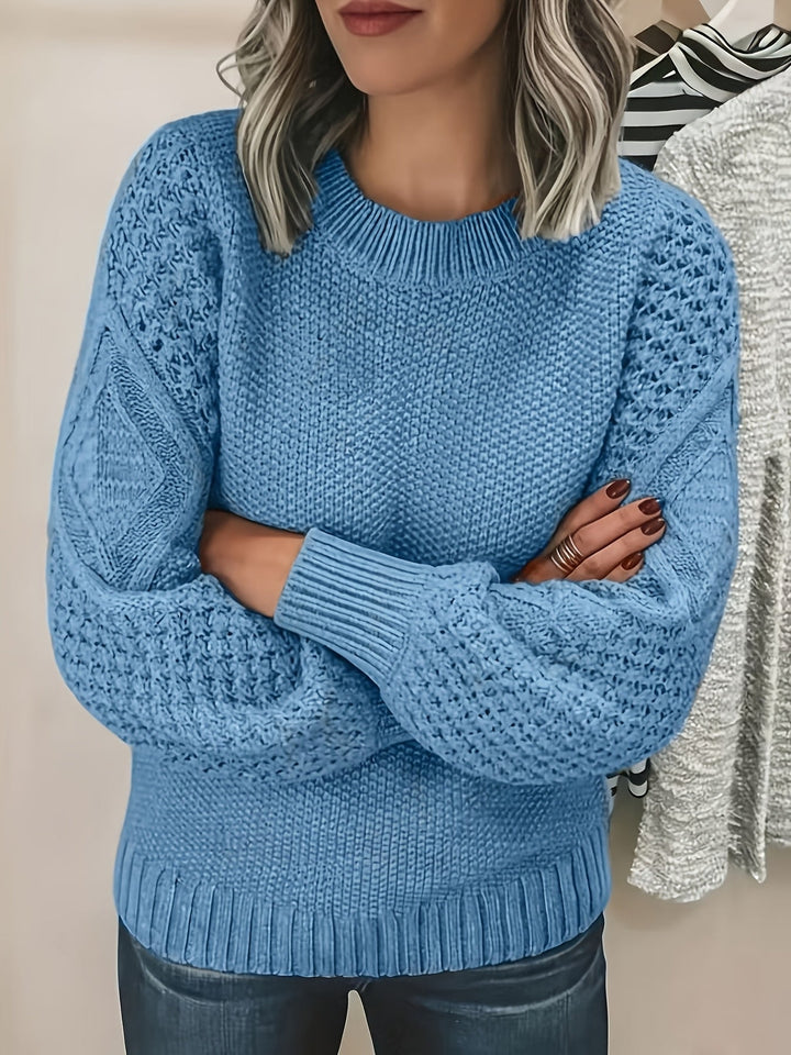 Bonnie | Cozy Lantern Sleeve Sweater