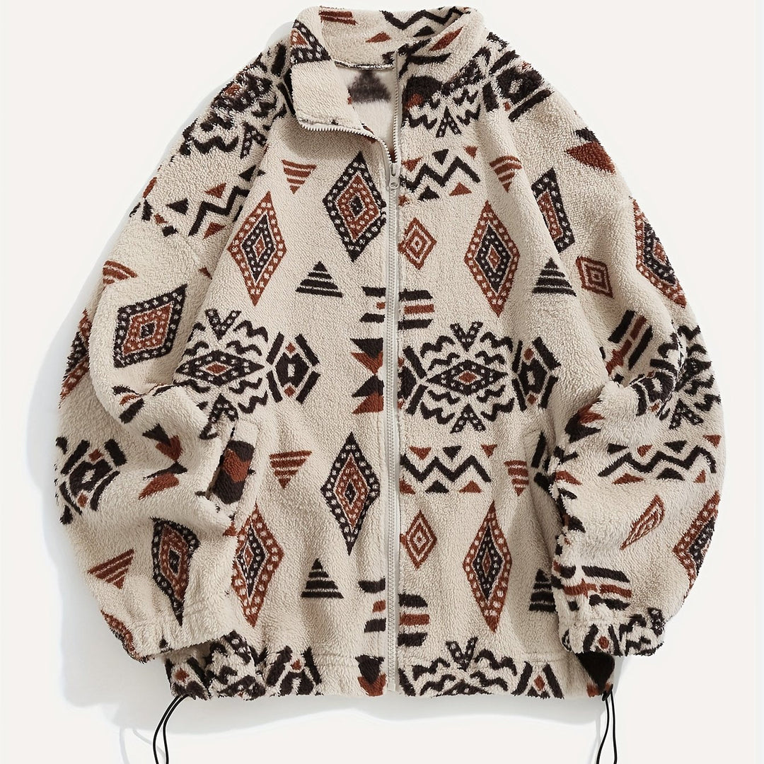 Carmen | Printed Zip-Up Jacket