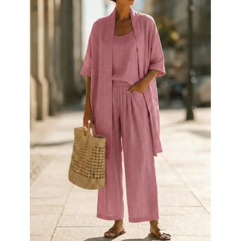 Piper | Women’s Three-Piece Set with Cardigan and Pants
