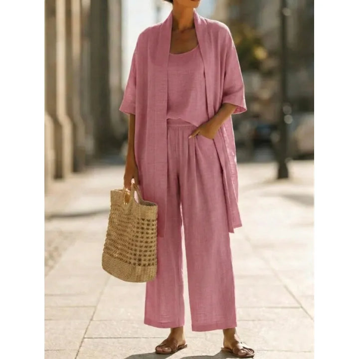 Piper | Women’s Three-Piece Set with Cardigan and Pants