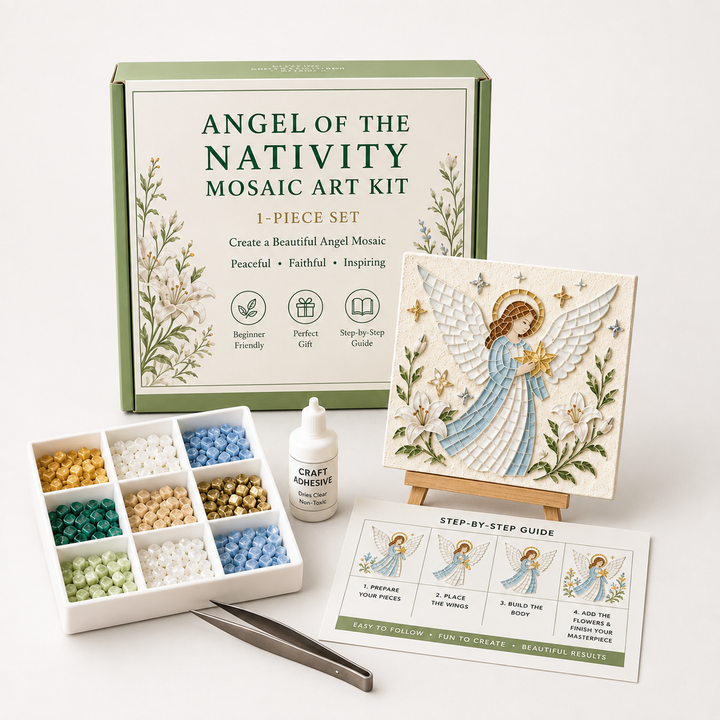 Isabella | Home Decor Plaque with Nativity and Star
