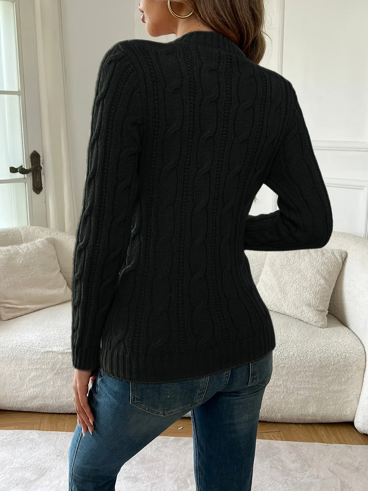 Juliana | Classic Twist Knit Sweater