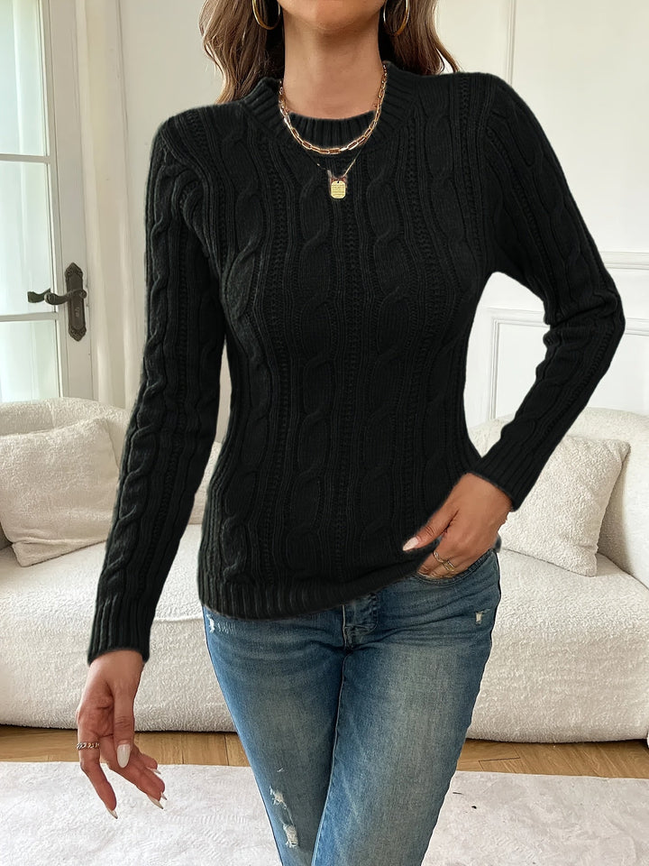 Juliana | Classic Twist Knit Sweater