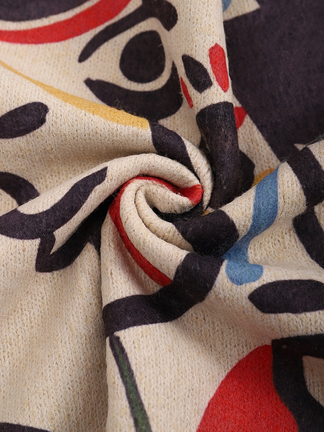 Kinsley | Men's Sweater with Crewneck and Abstract Graphic
