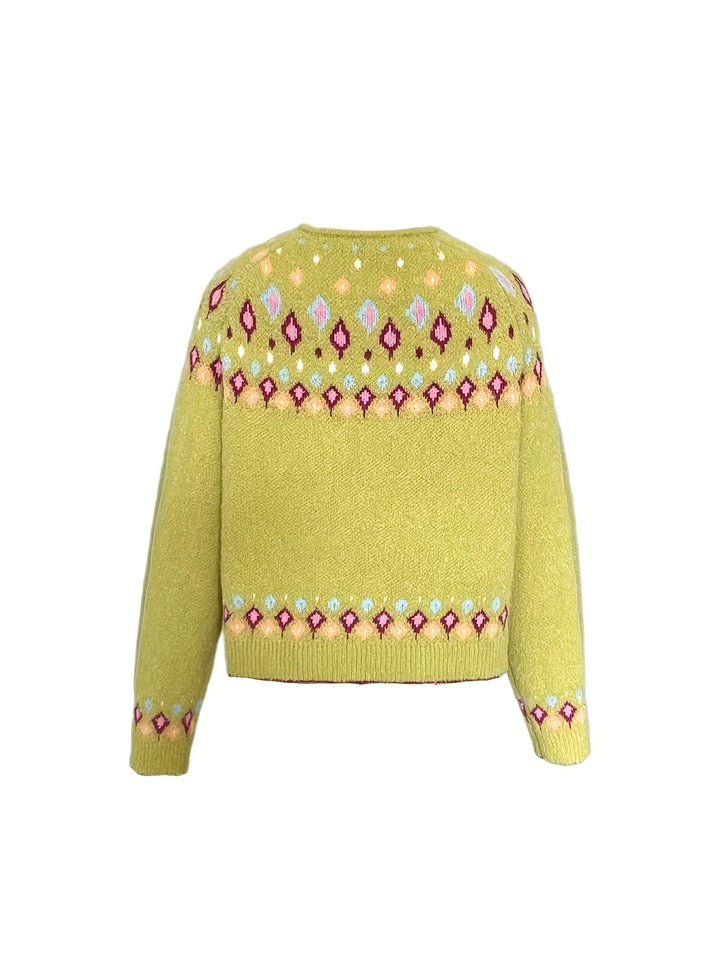 Esme | Nordic Printed Cardigan