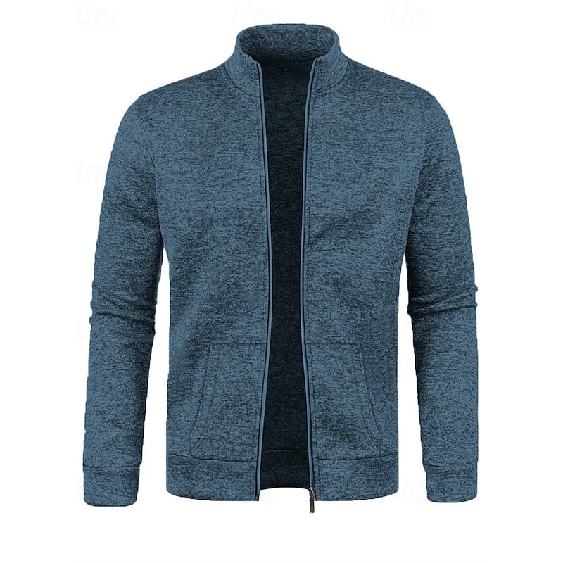 Caleb | Full Zip Standing Collar Jacket