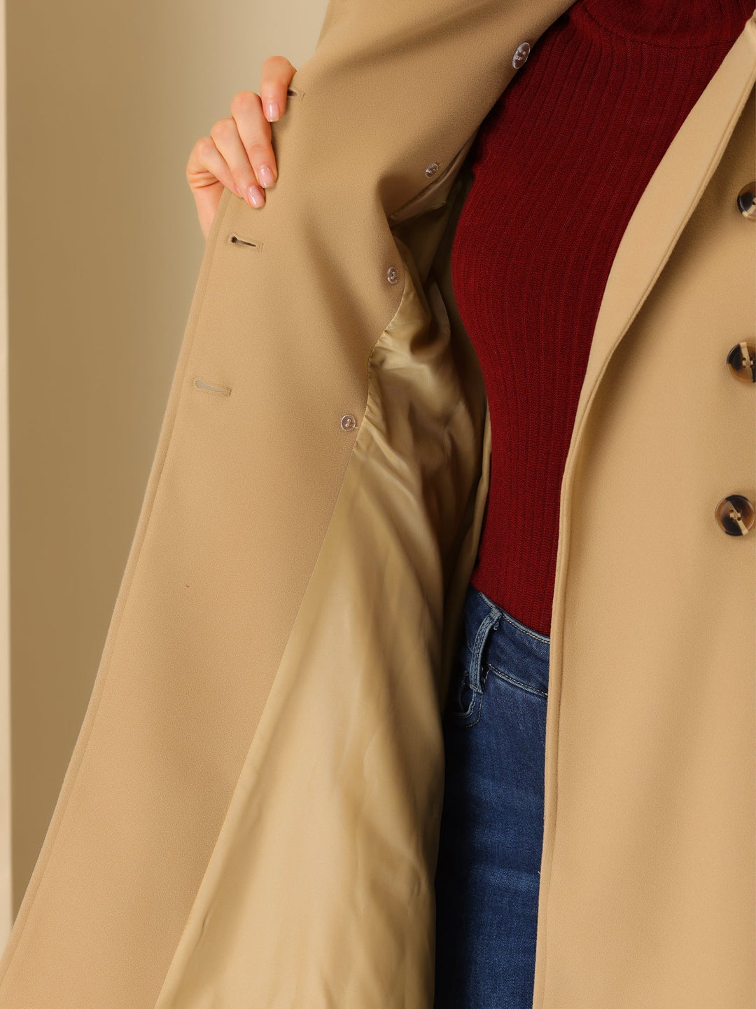 Ela | Fit-and-Flare Double-Sided Custom-Made Trench Coat