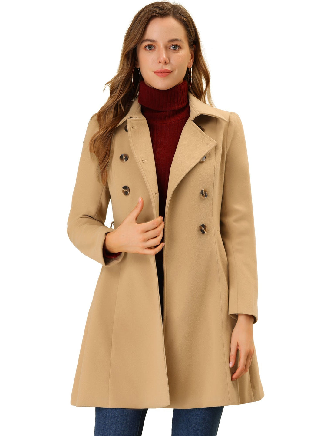 Ela | Fit-and-Flare Double-Sided Custom-Made Trench Coat