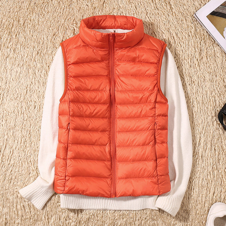 Elegant Sleeveless Warm Vest for Chilly Days