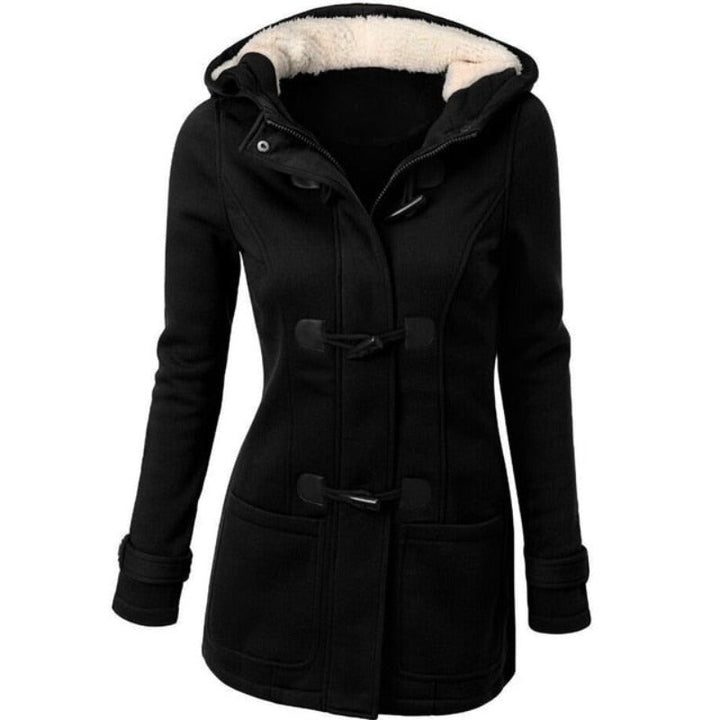 Chic Quilted Parka Jacket with Removable Hood