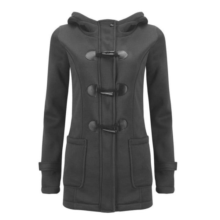 Chic Quilted Parka Jacket with Removable Hood